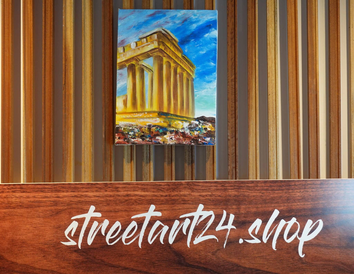 Detalle del Partenón Atenas 30 x 40 cm