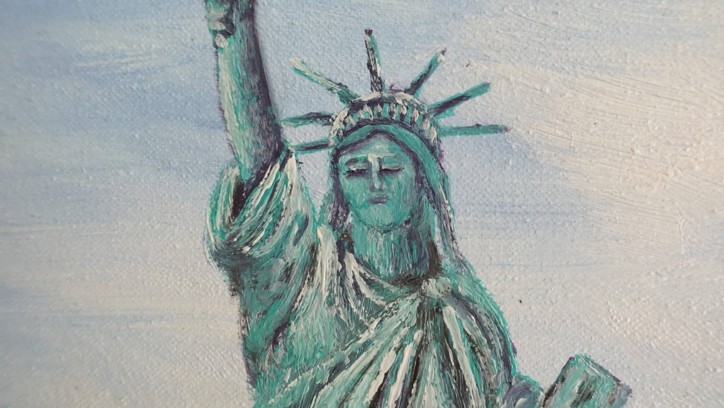 Estatua de la Libertad 30 x 40 cm
