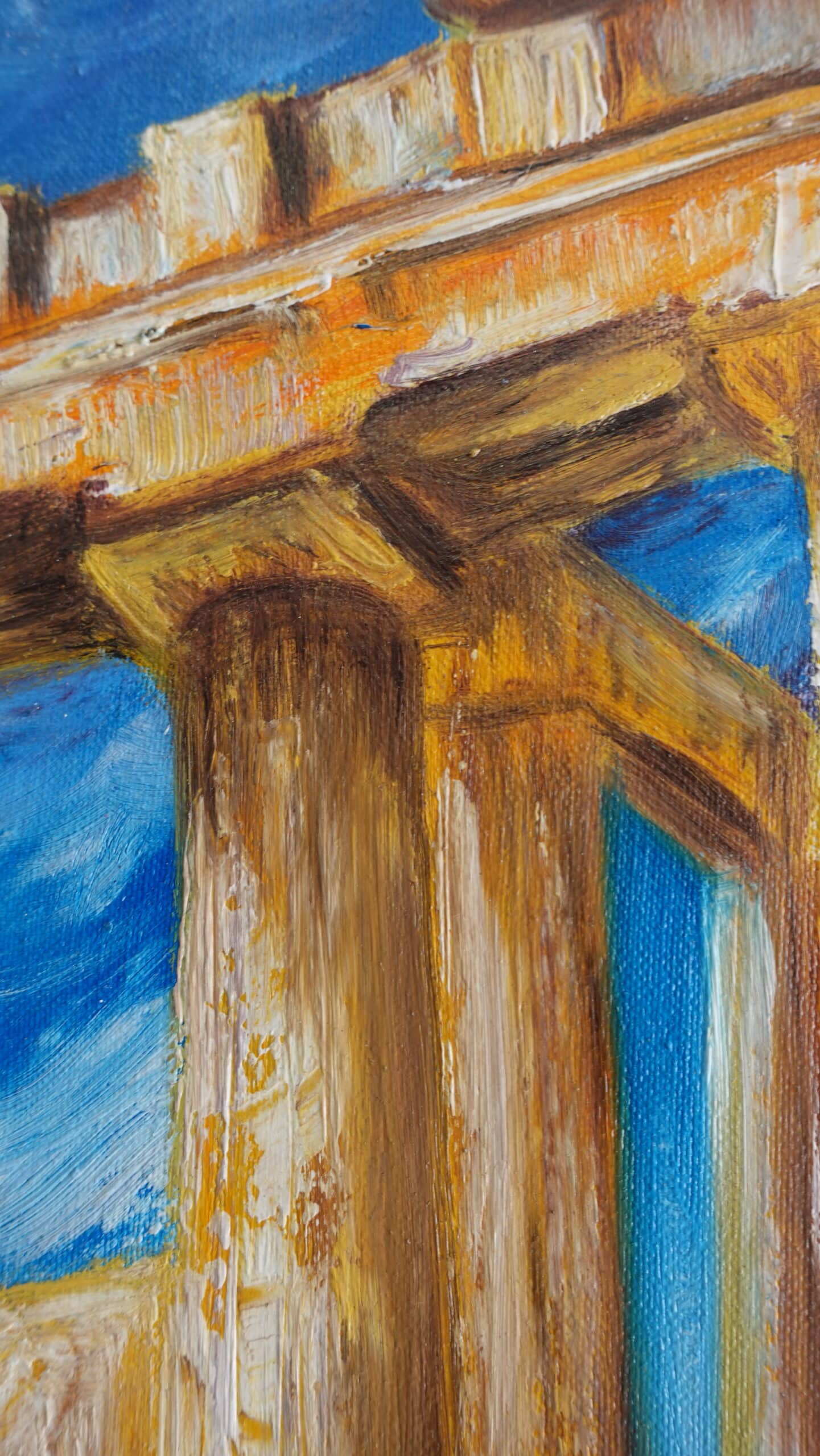 Detalle del Partenón Atenas 30 x 40 cm