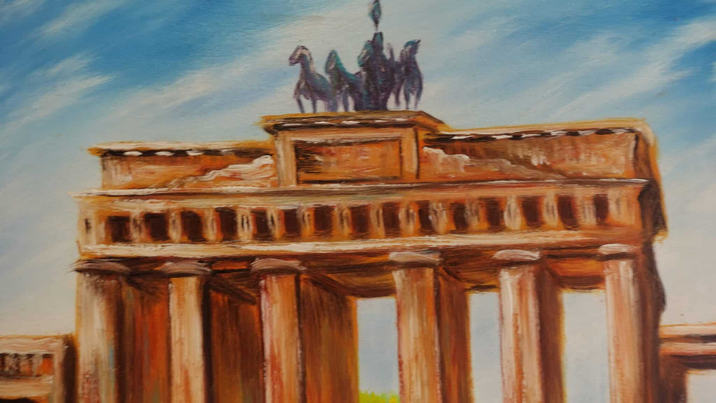 La Puerta de Brandeburgo en Berlín 30 x 40 cm