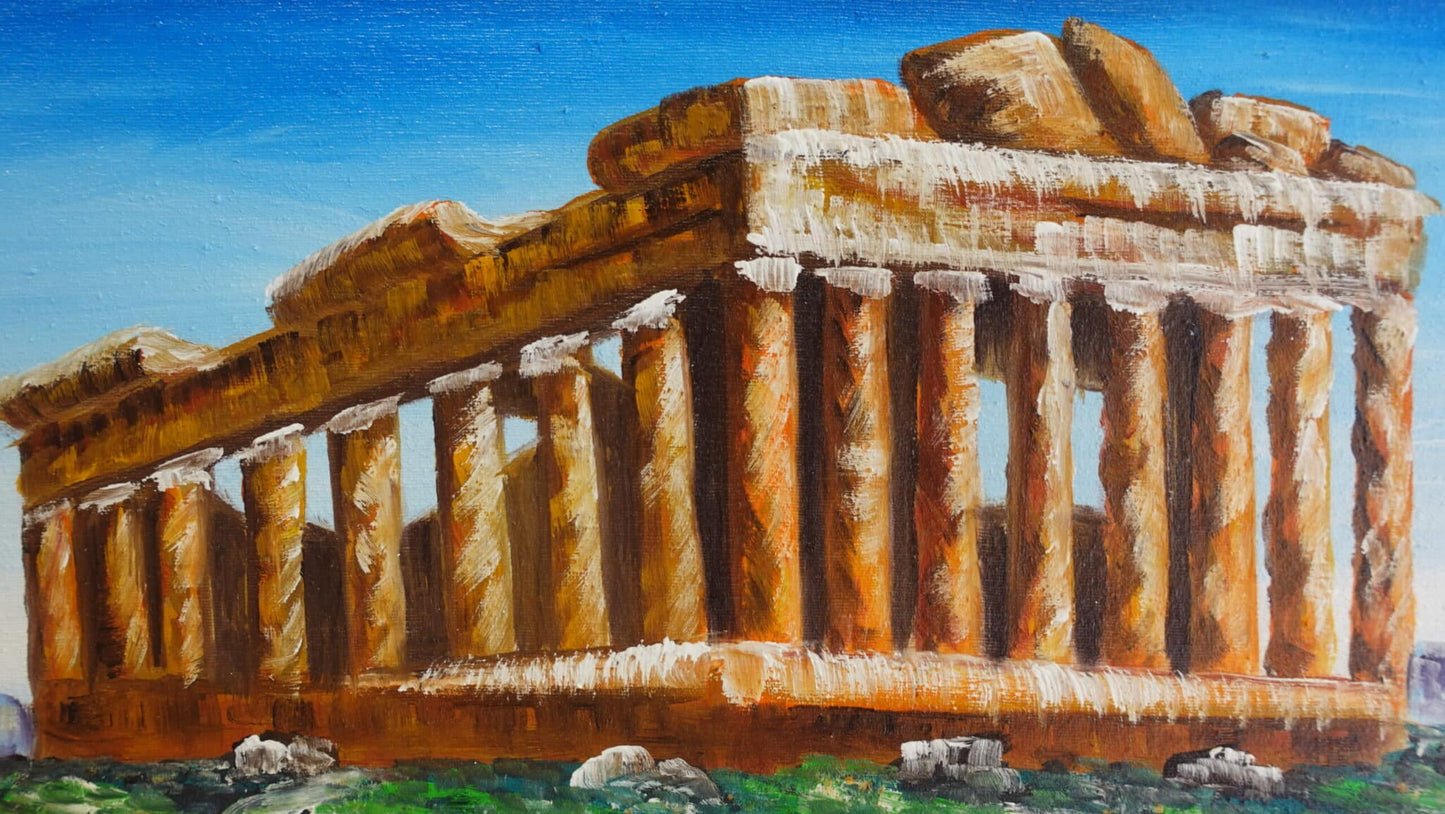 El Partenón  Atenas 30 x 40 cm