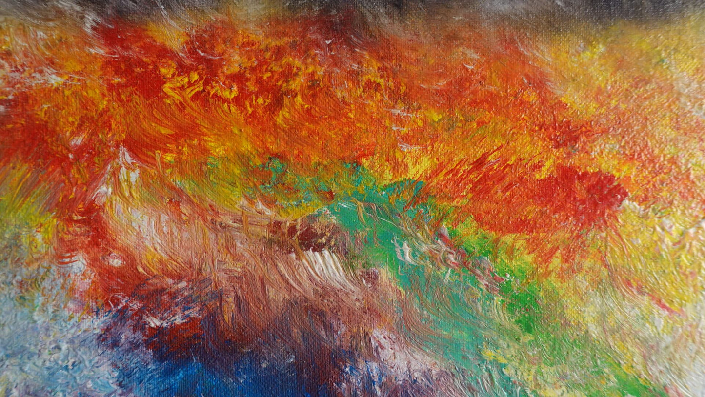 Pintura abstracta de Berlin  60 x 80 cm