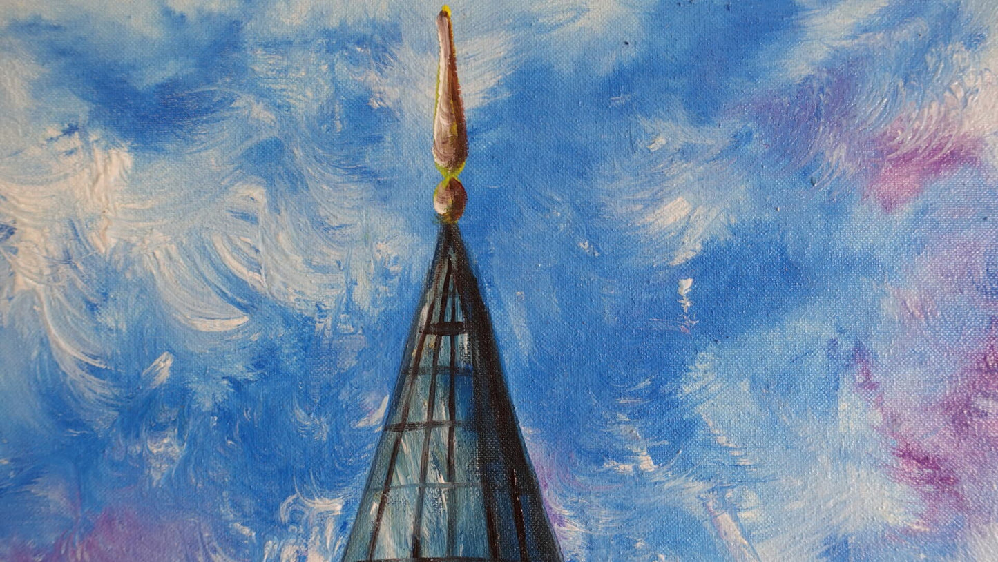 Pintura de la Torre de Gálata 60 x 80 cm