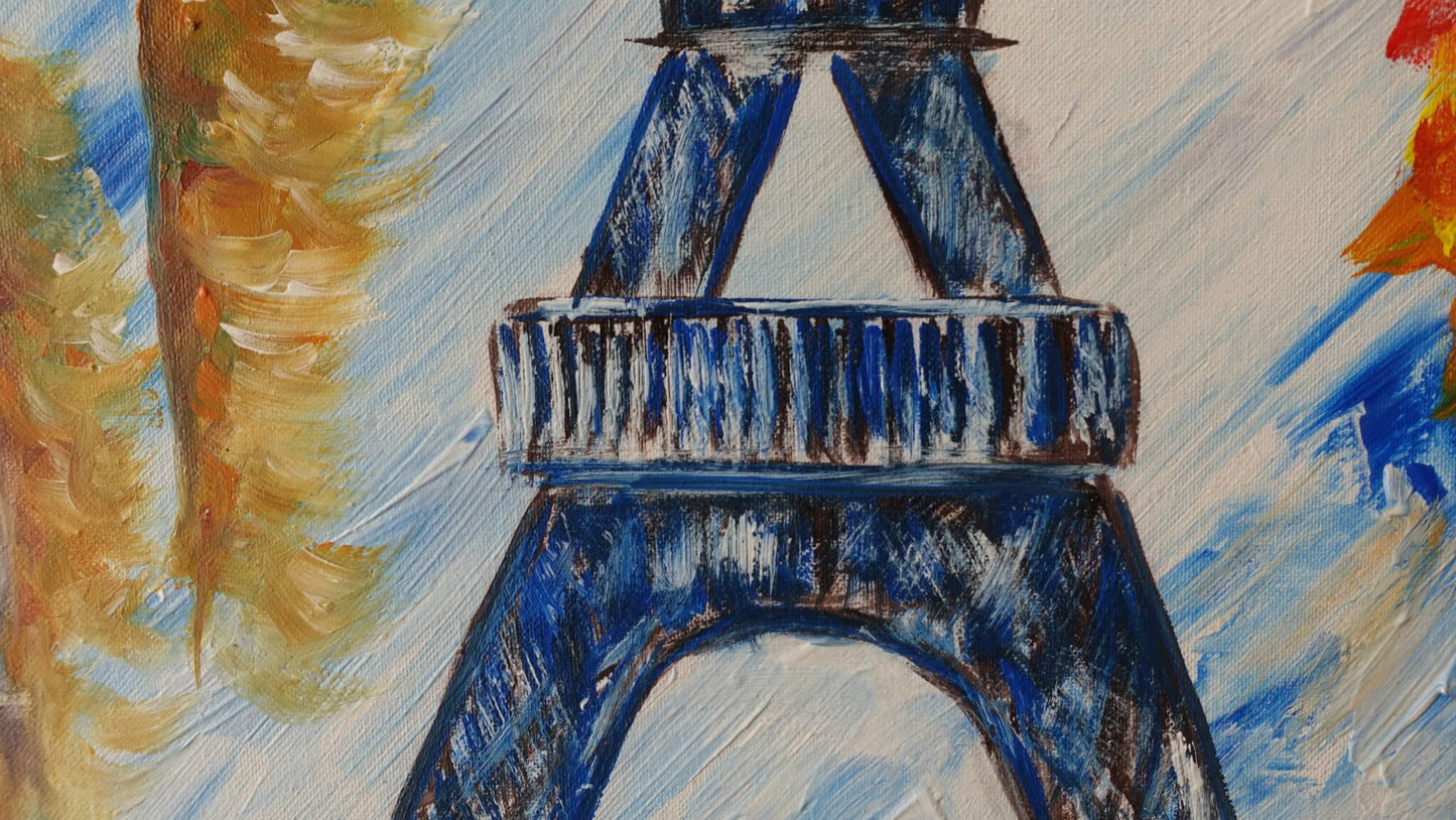 La Torre Eiffel en otoño 60 x 80 cm