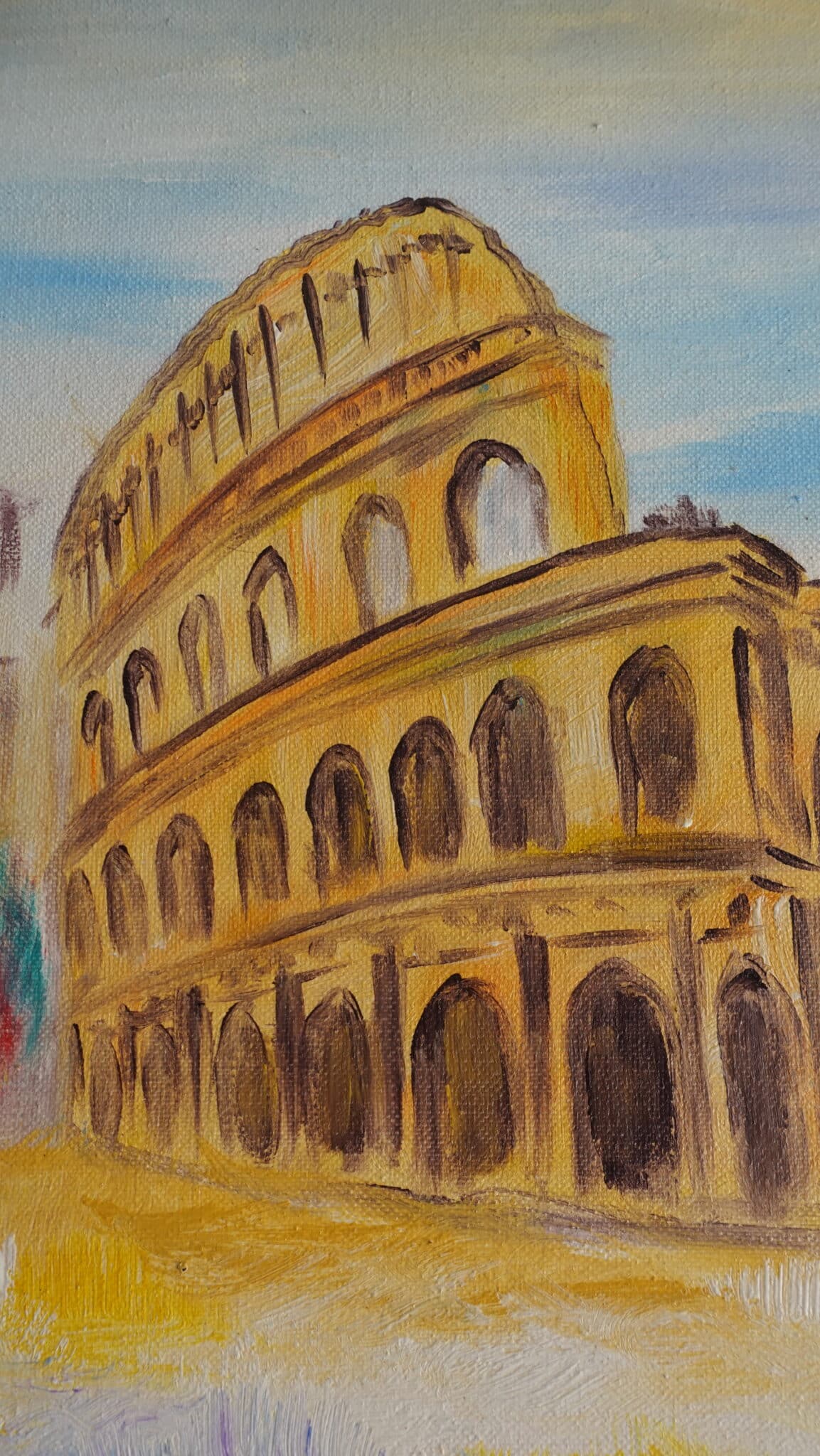 Collage de Roma 60 x 80 cm