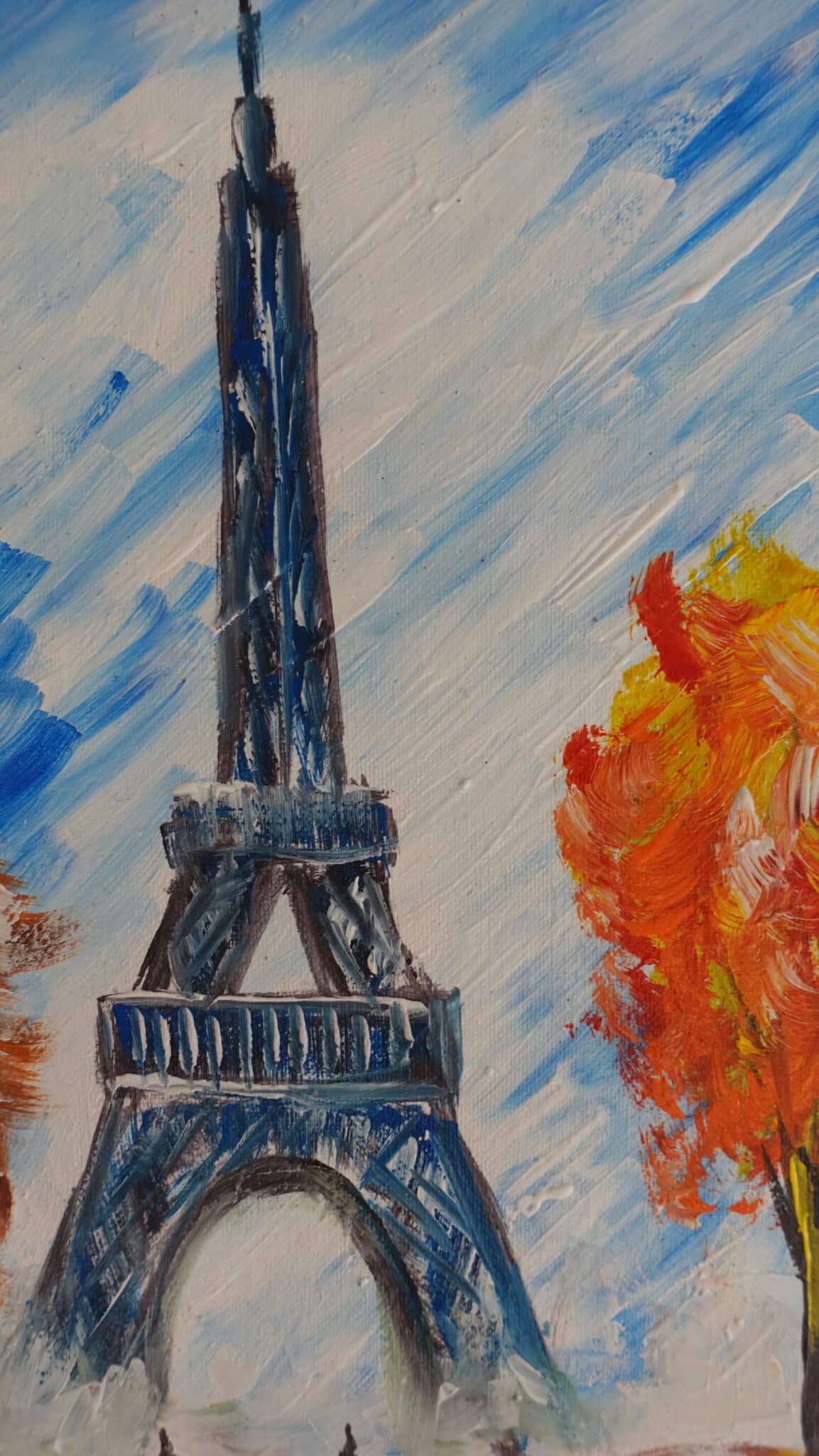 La Torre Eiffel en otoño 30 x 40 cm