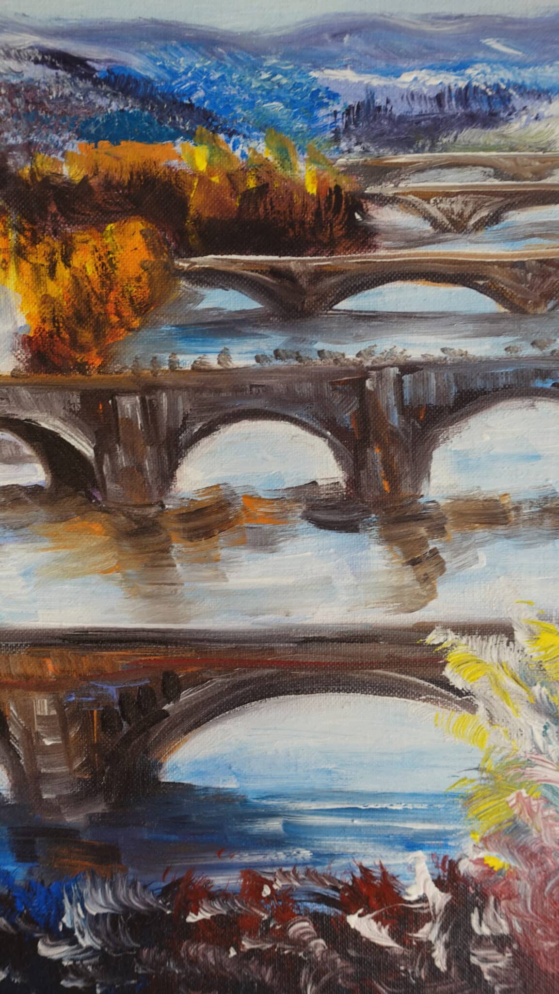 Los Puentes de Praga 30 x 40 cm
