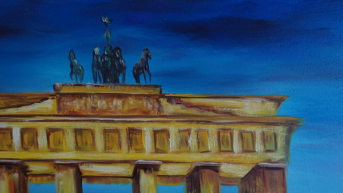 La Puerta de Brandeburgo en Berlín 60 x 40 cm