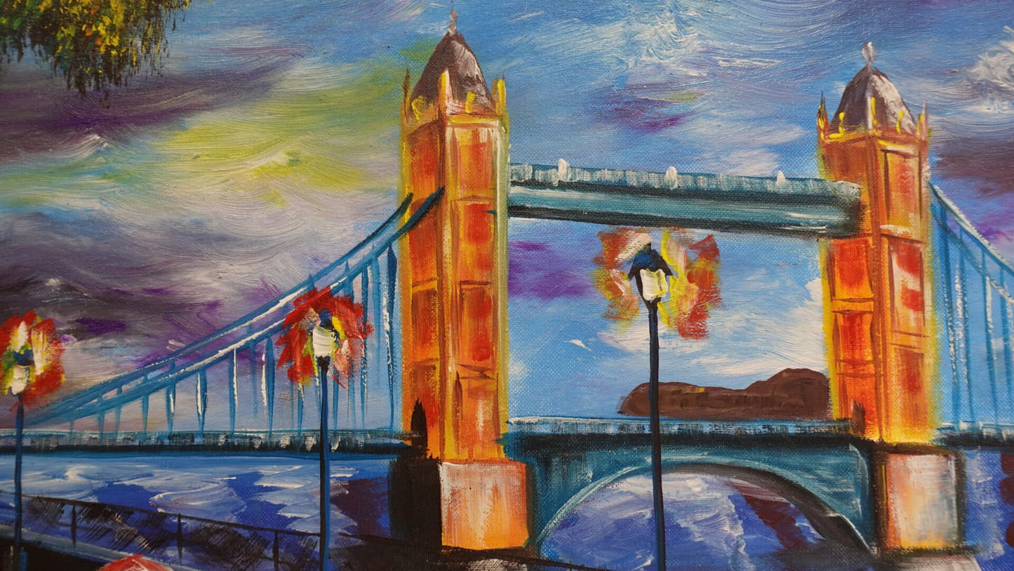 Puente De la Torre, Londres 60 x 40 cm