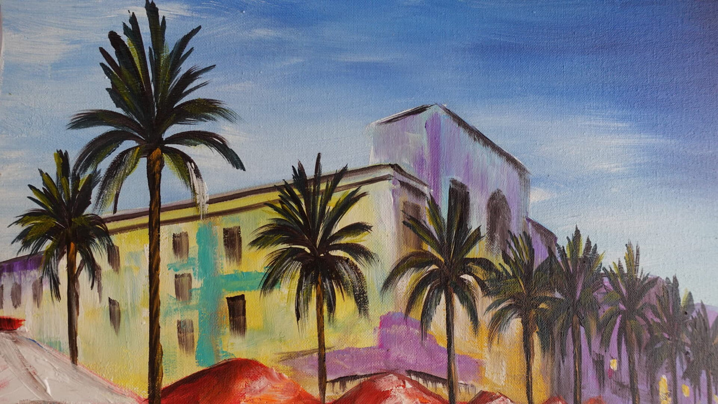 La Playa de Miami 60 x 40 cm