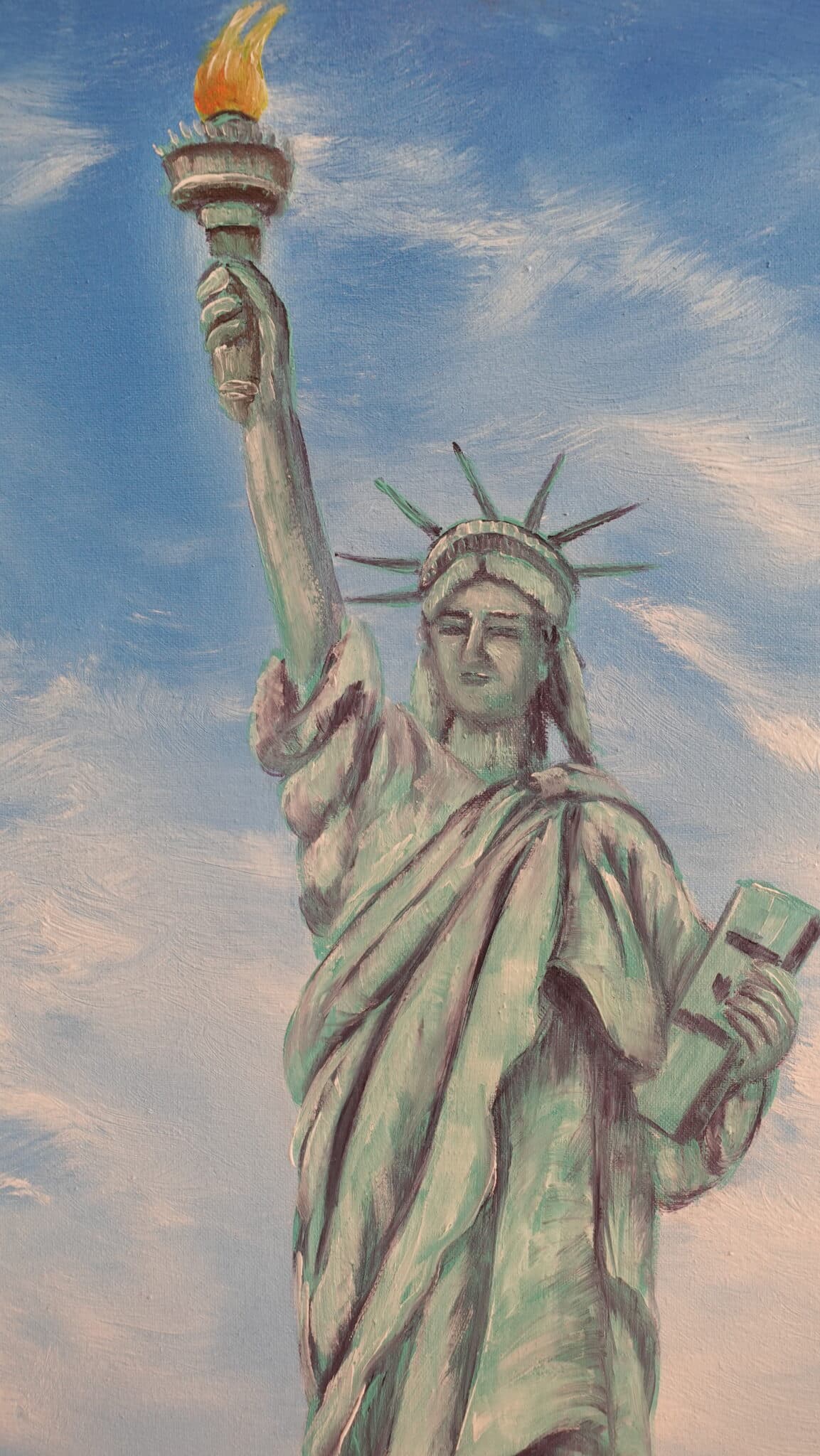Estatua de la Libertad 60 x 40 cm
