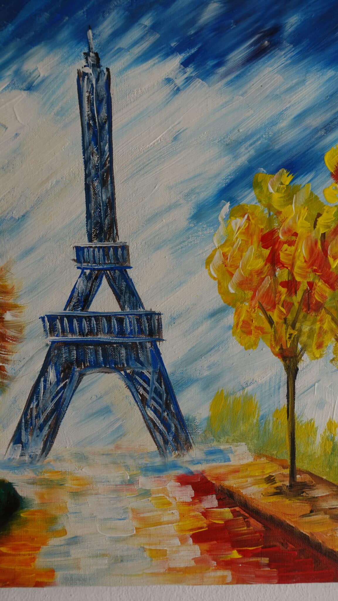 La Torre Eiffel en otoño 60 x 40 cm