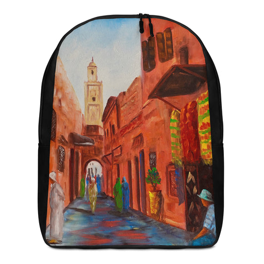 Mochila "Marrakech" Ideal para portátil Bolsillo secreto Viajes Arte