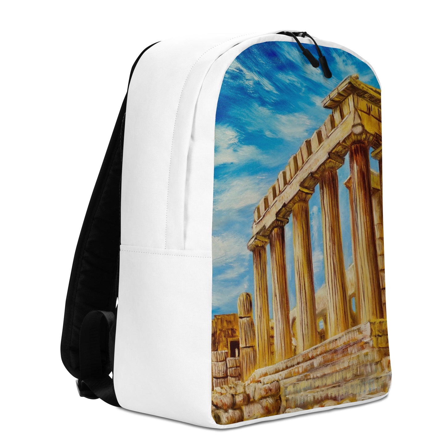 Mochila " El Partenón de Atenas" Ideal para portátil Bolsillo secreto Viajes Arte