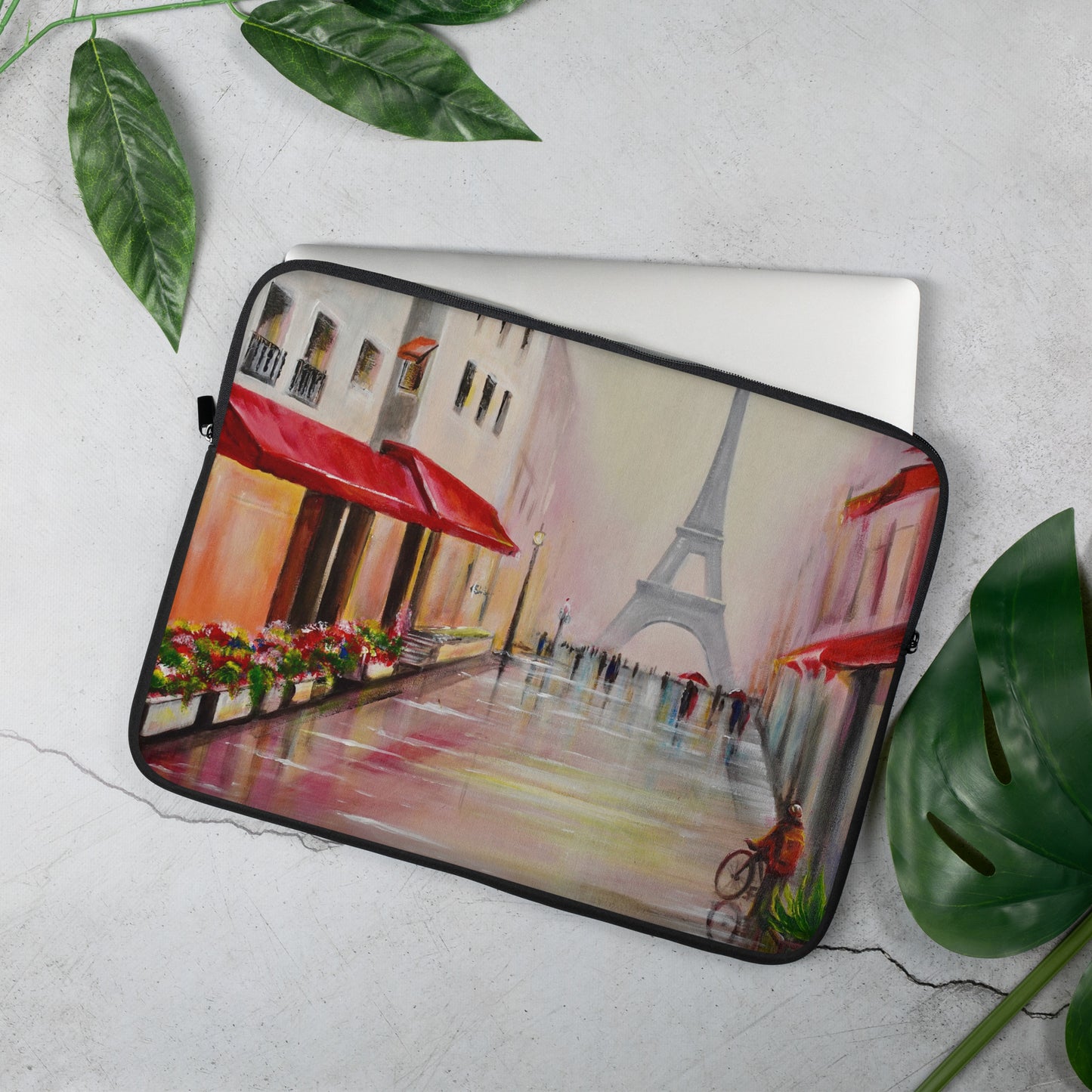 Funda para portátil " Una calle de Paris "
