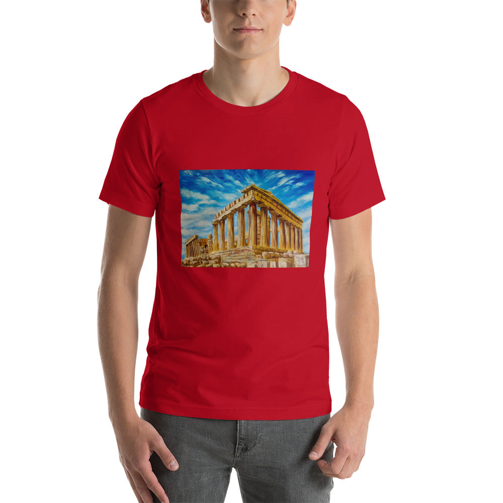 Camiseta de manga corta unisex El Partenón Atenas