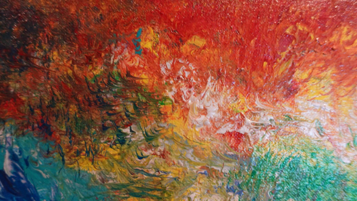 Pintura abstracta de Berlin 60 x 80 cm