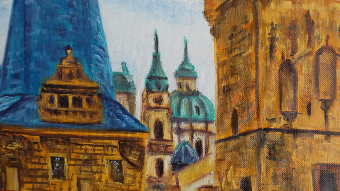 Prag, Die Karlsbrücke 60 x 80 cm