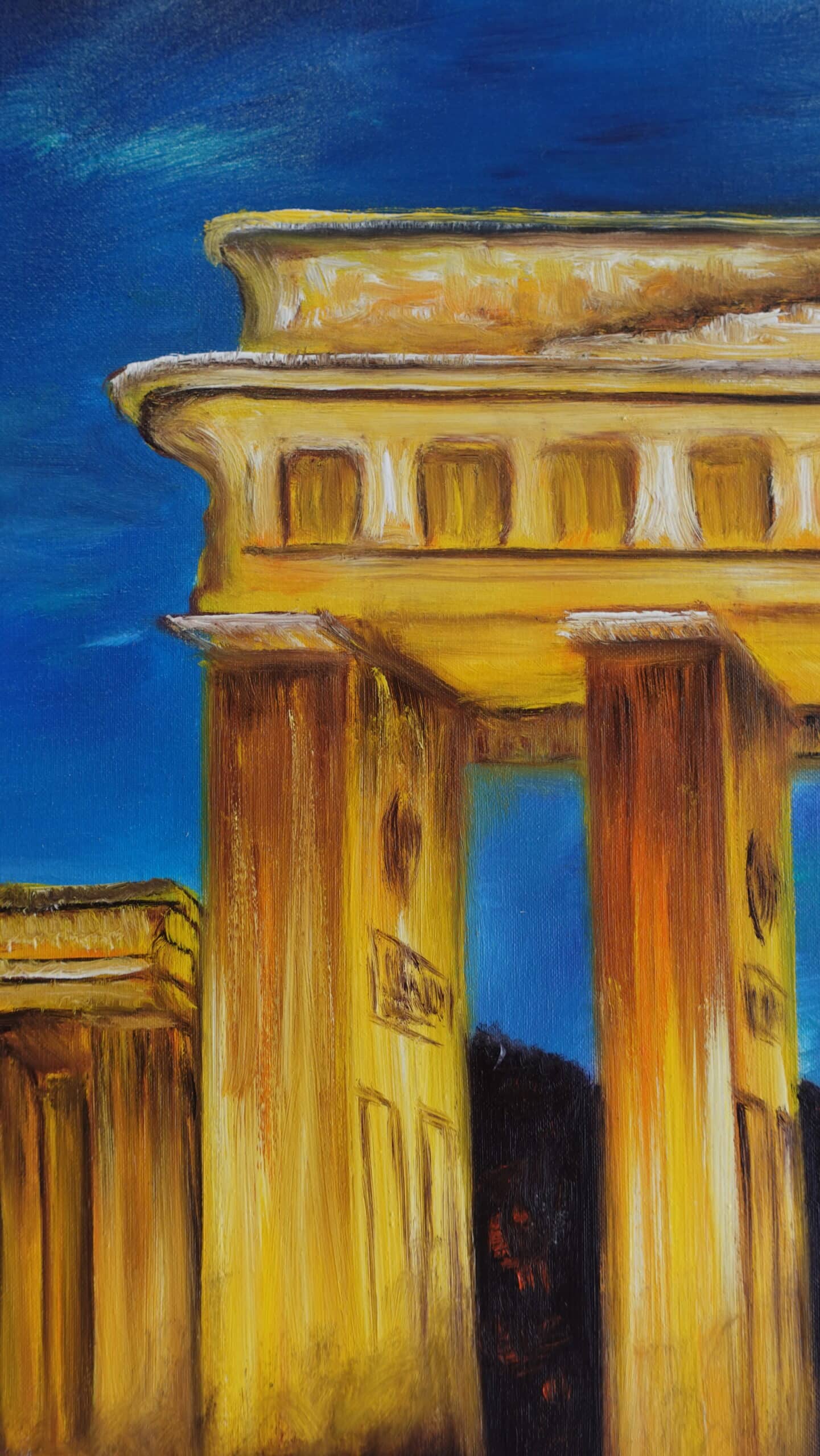 The Brandenburg Gate in Berlin 60 x 80 cm