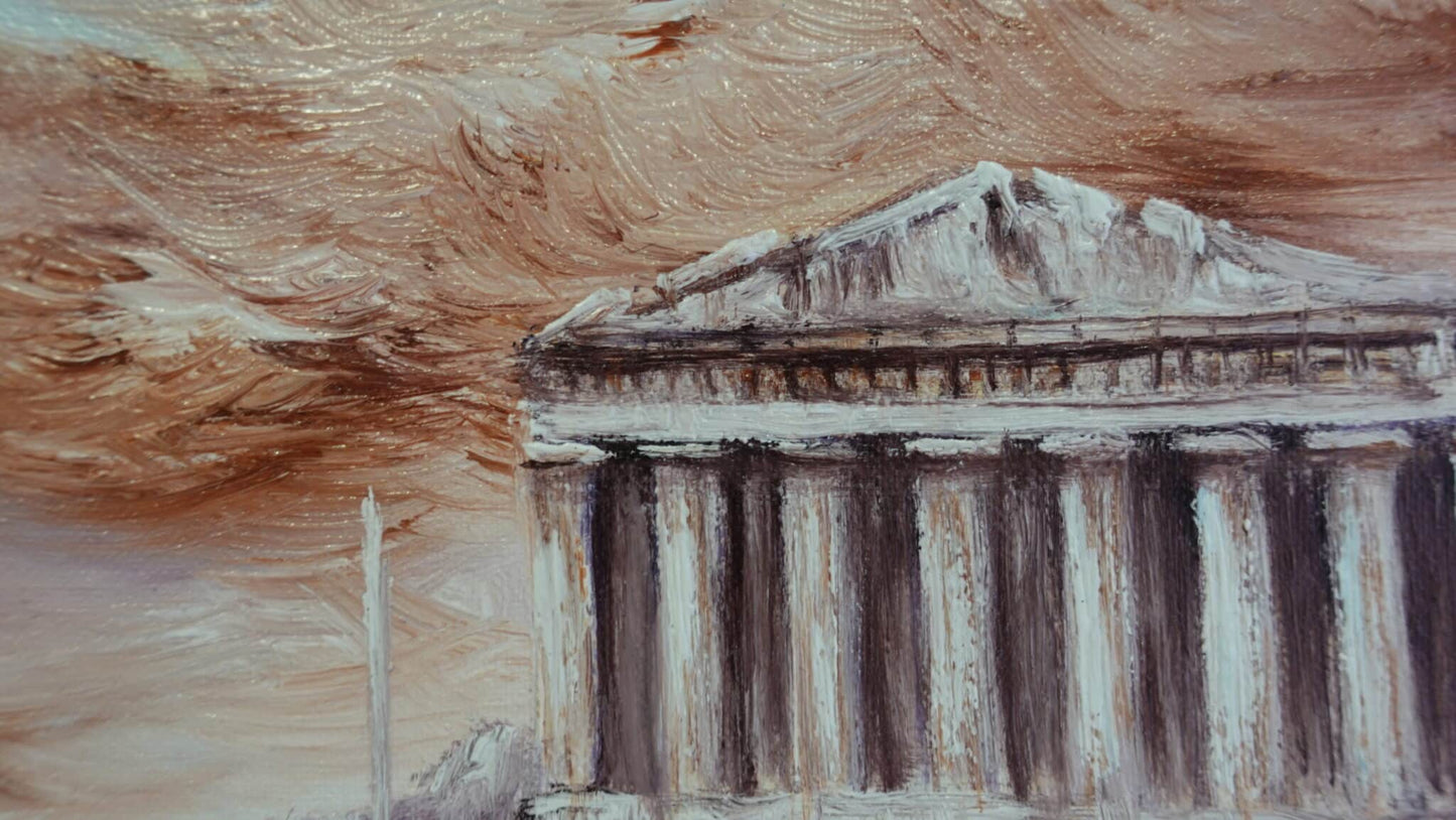 Akropolis von Athen 60x80 cm