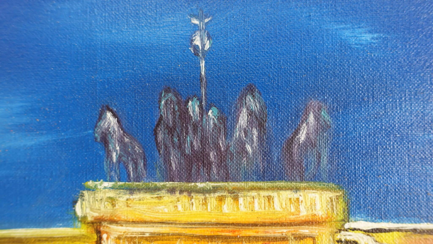 Night Brandenburg Gate 60 x 40 cm