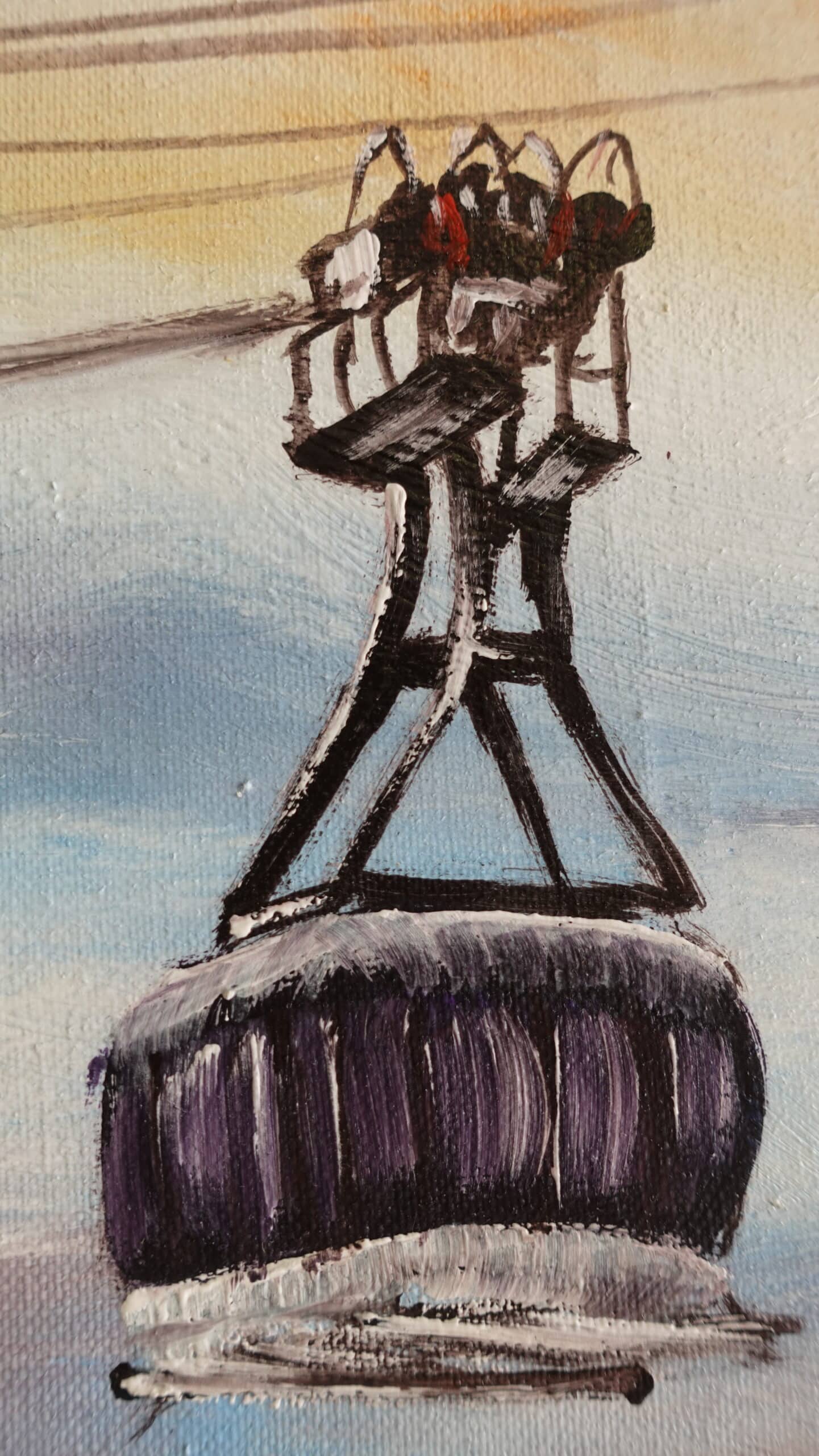Sugarloaf Chairlift in Rio 60 x 40 cm