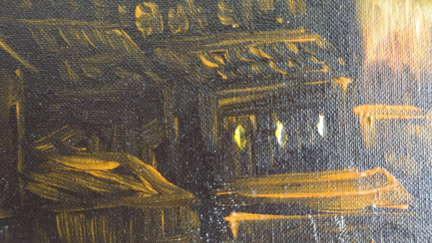 Galataturm bei Nacht 60 x 40 cm
