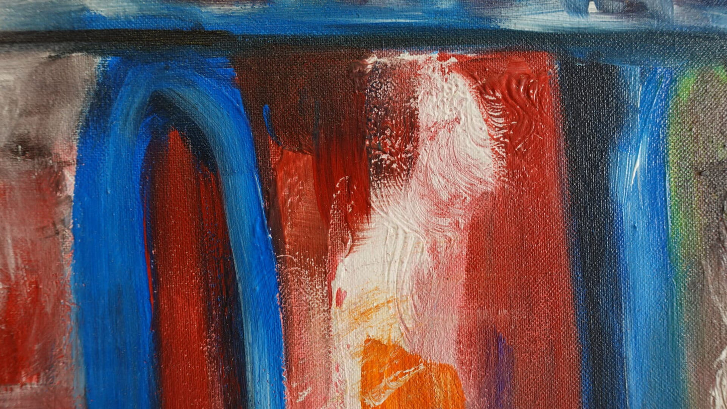 Berlin abstraction 60x80 cm