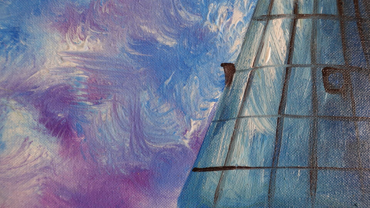 Pintura de la Torre de Gálata 60 x 80 cm
