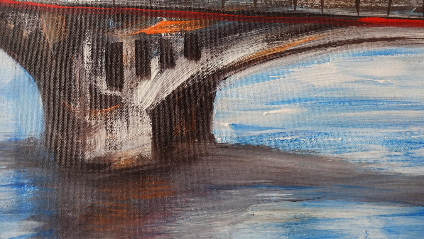 Die Brücken von Prag 60 x 80 cm