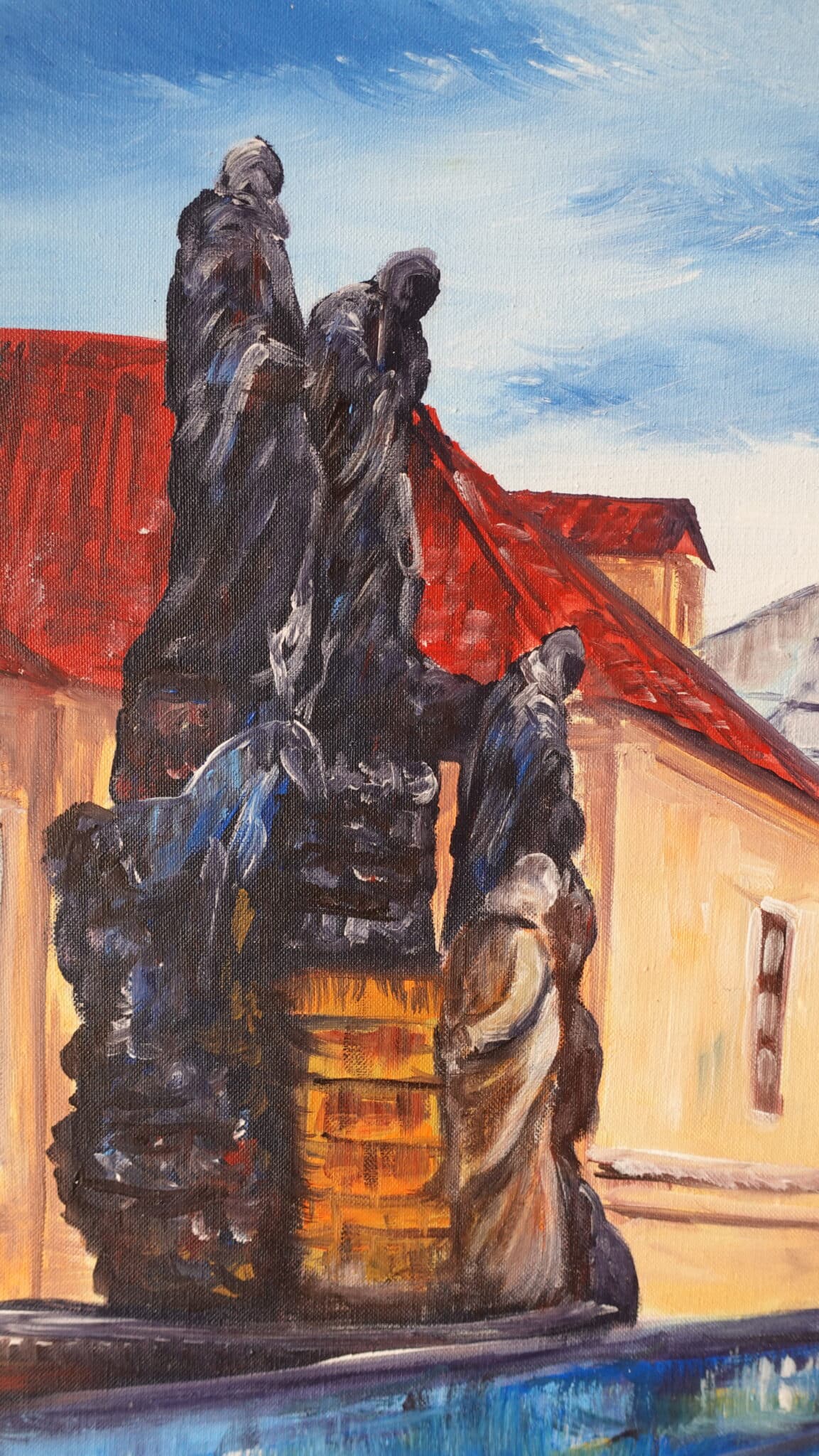 Praga, El Puente de Carlos 60 x 80 cm