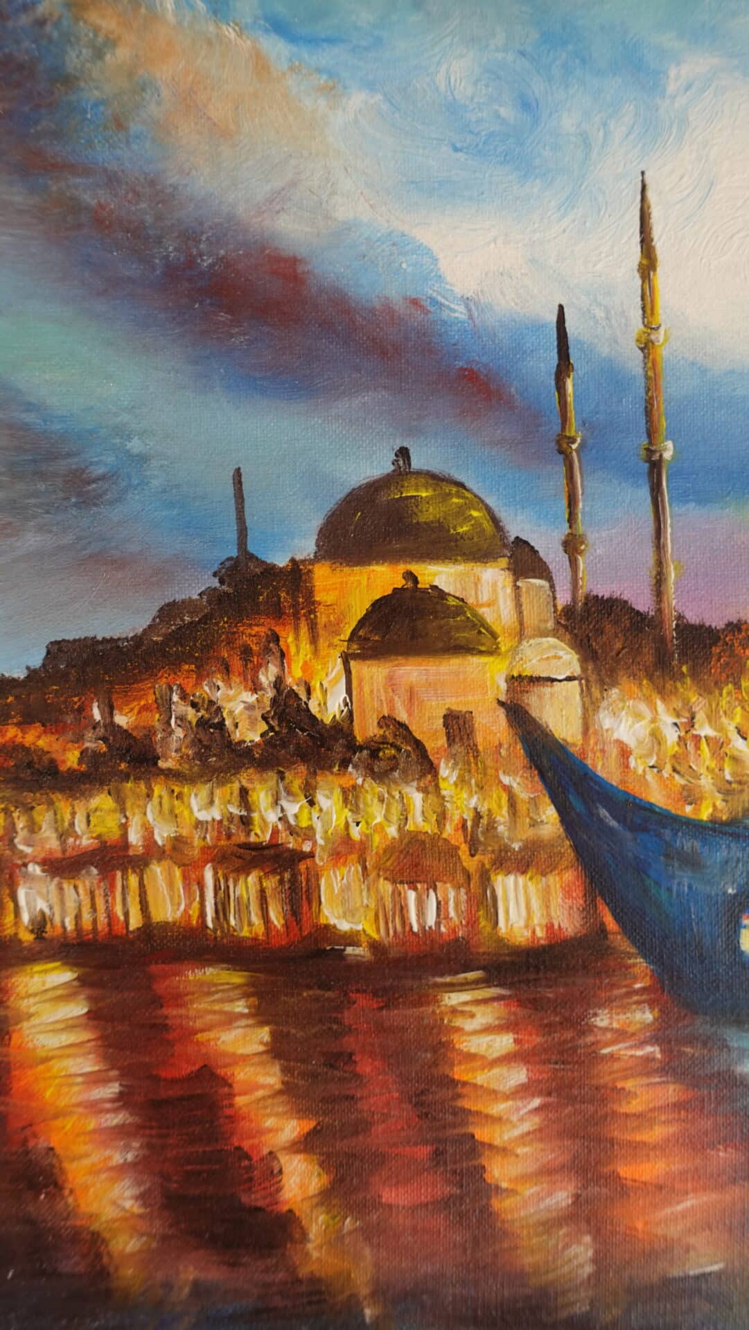 Suleiman-Moschee 30 x 40 cm