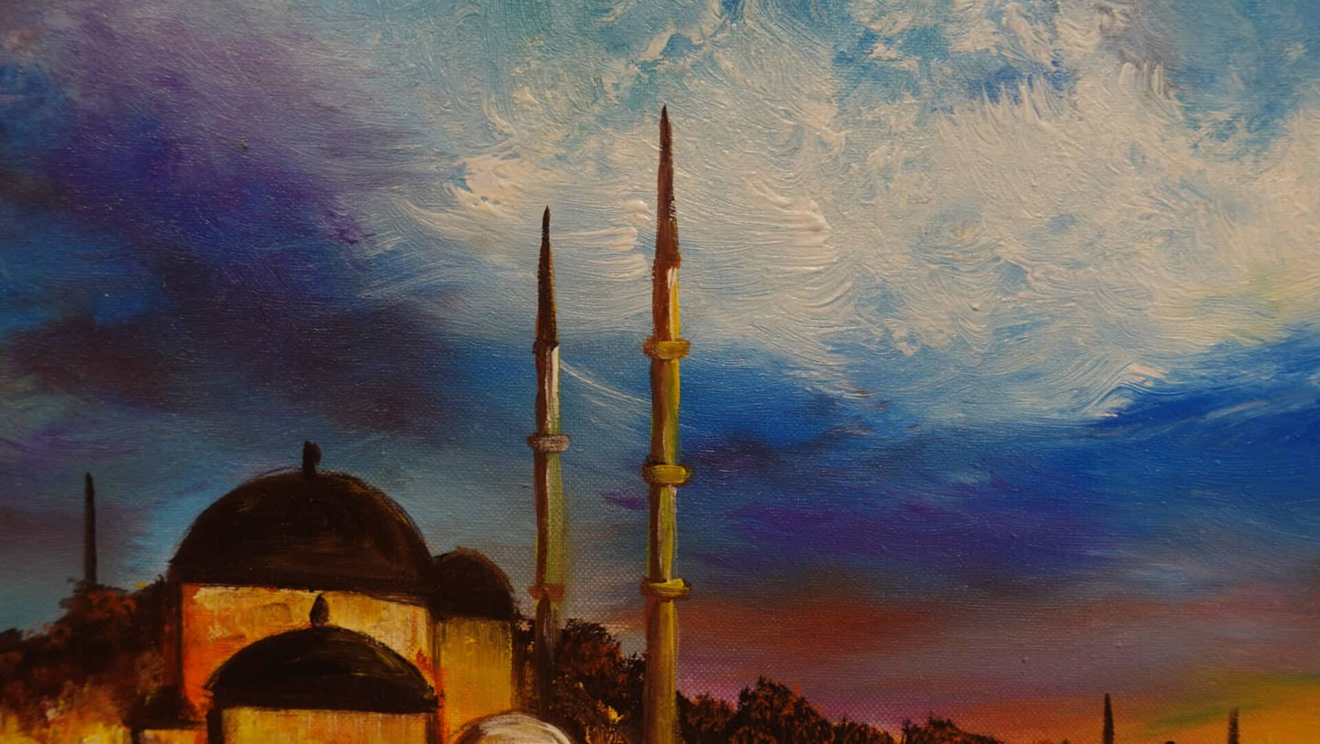 The Mosque of Suleiman 60 x 40 cm