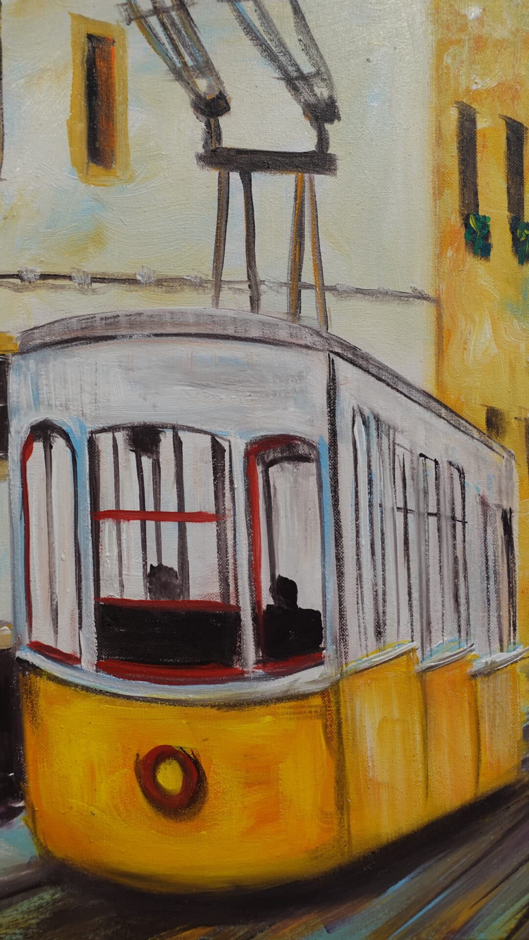 Tram in Lisbon 60 x 40 cm