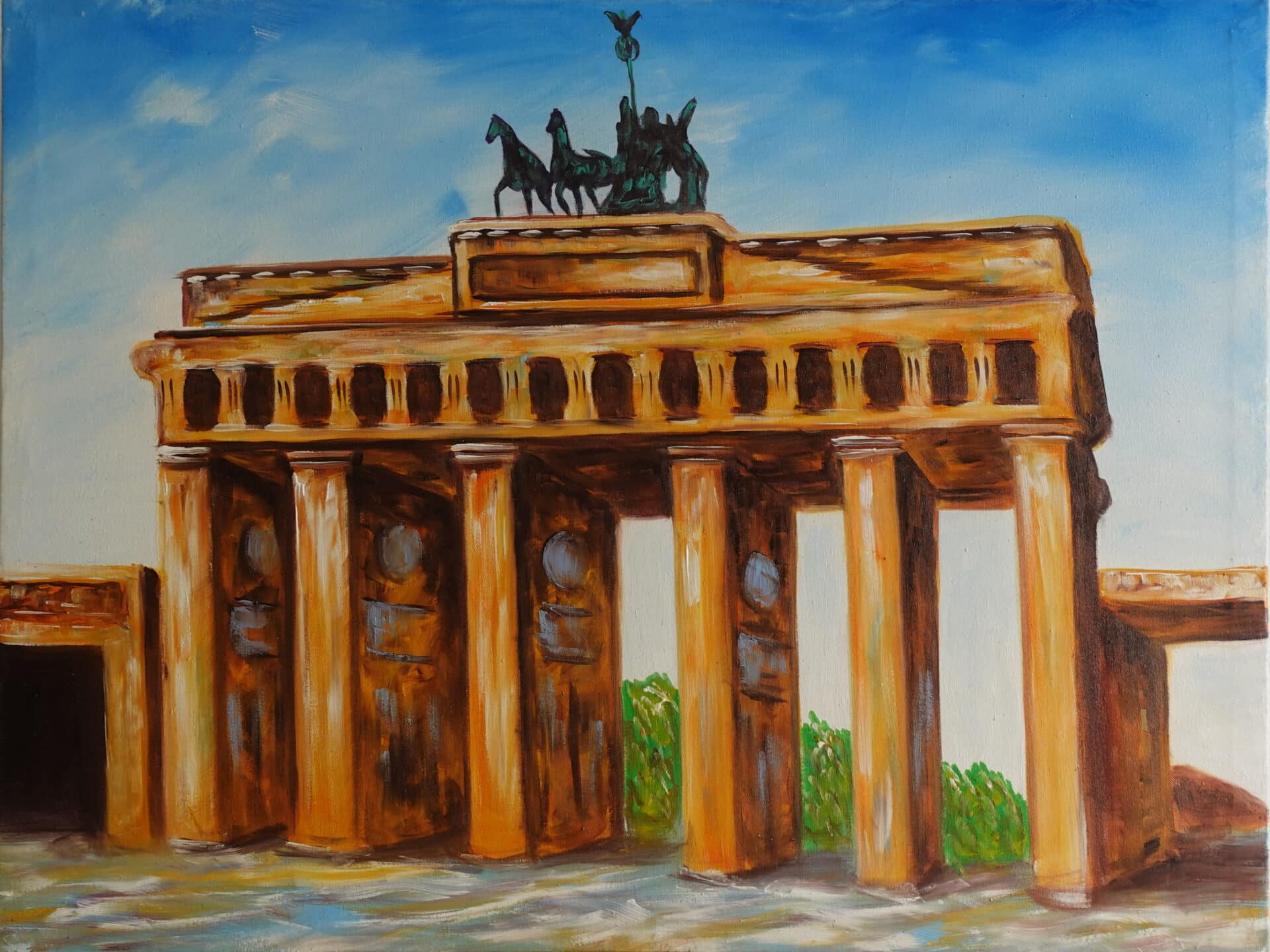 La Puerta de Brandeburgo en Berlín