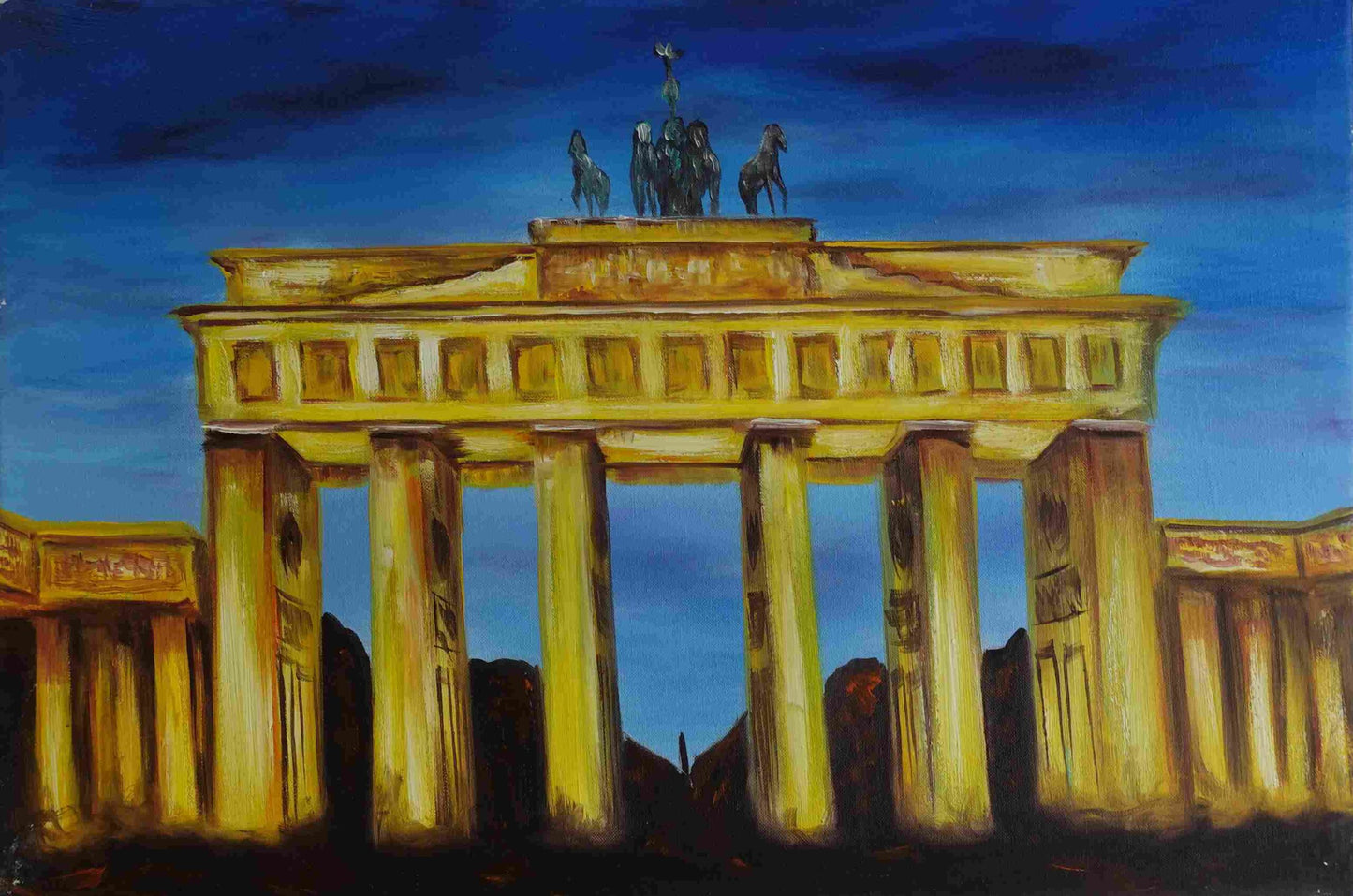 Das Brandenburger Tor in Berlin 60 x 40 cm