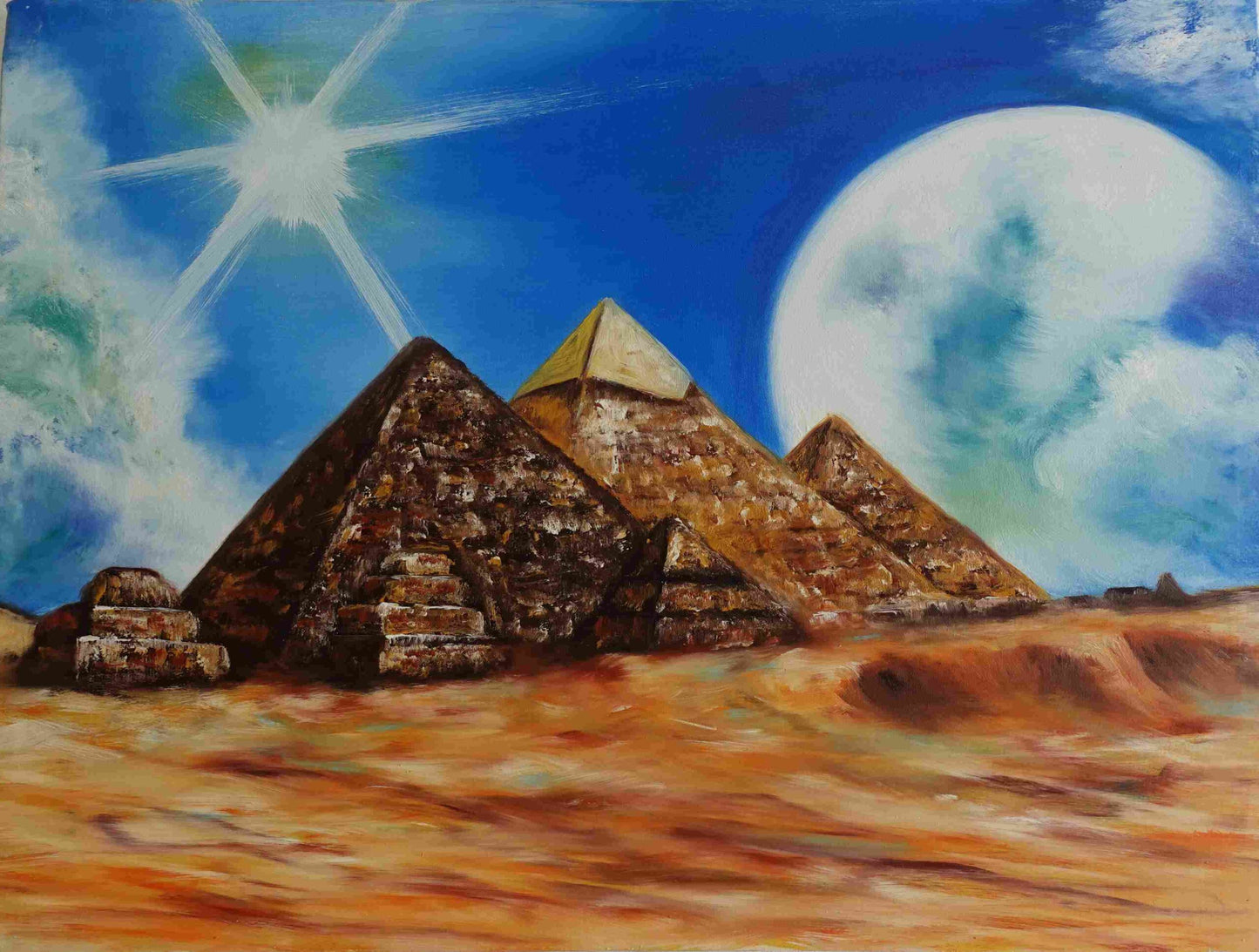 Pyramids 60 x 80 cm