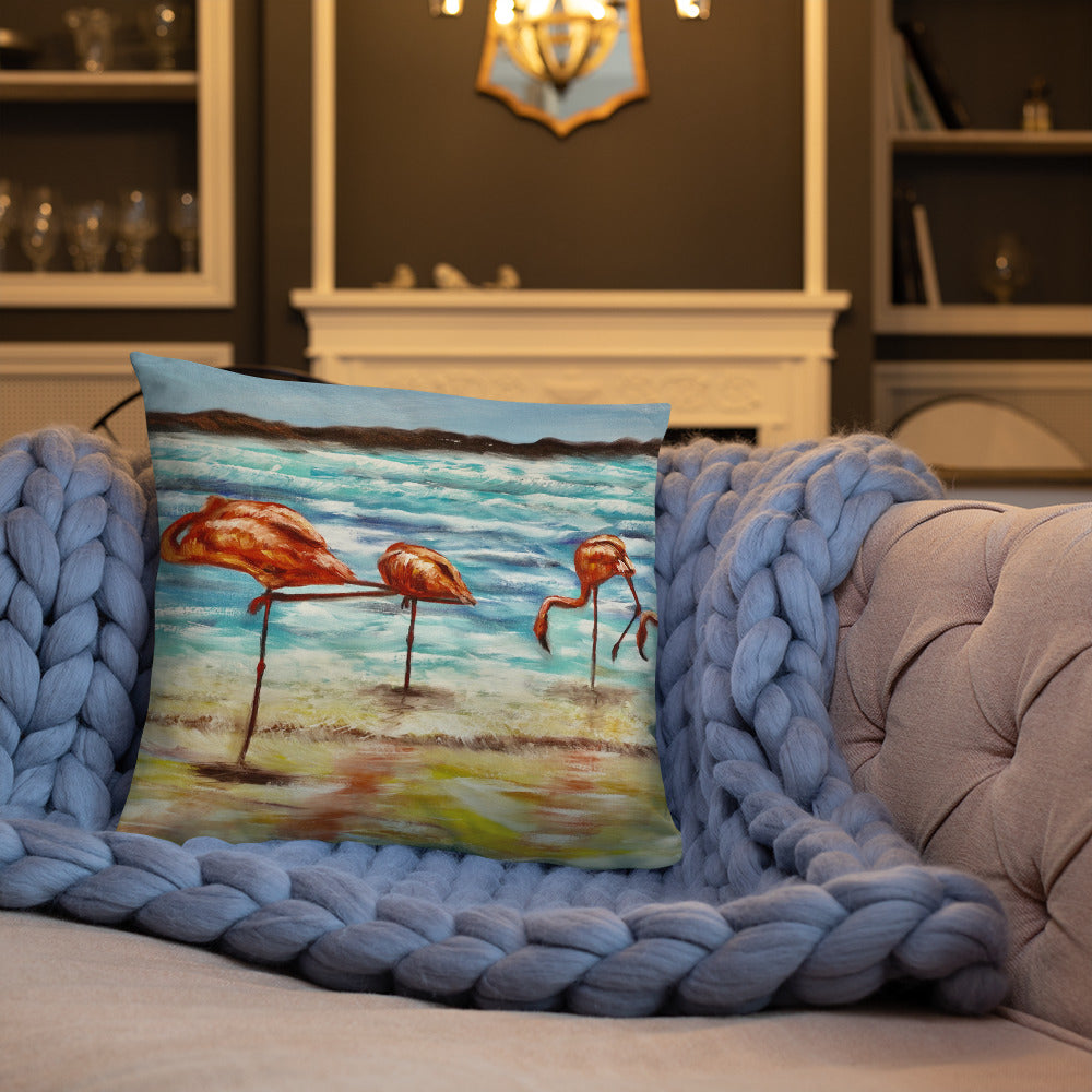 Marrakesh Flamingos Cushion