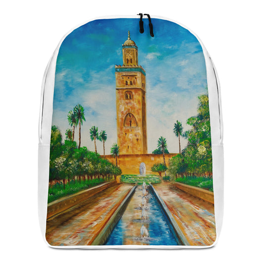背包“马拉喀什清真寺”非常适合笔记本电脑秘密口袋旅行艺术