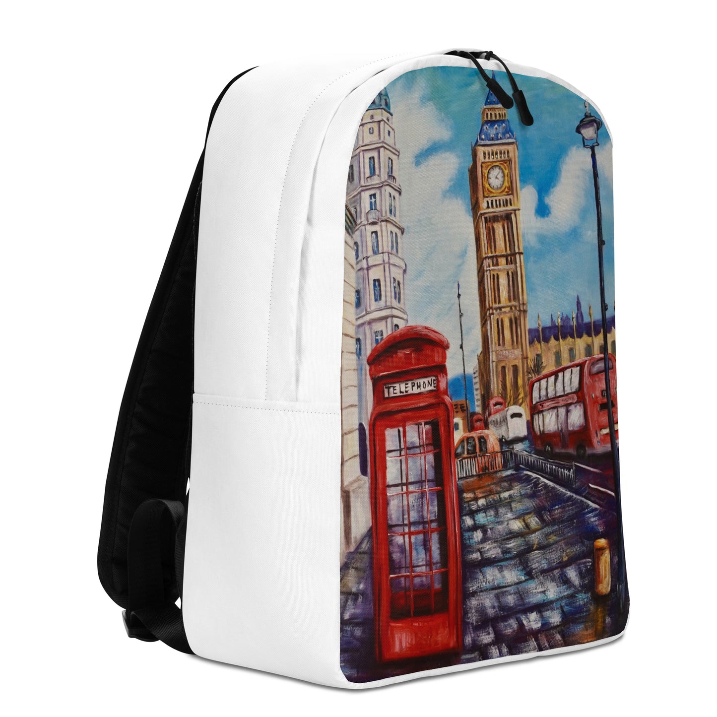 Backpack "London" Ideal for laptop Secret pocket Travel Art