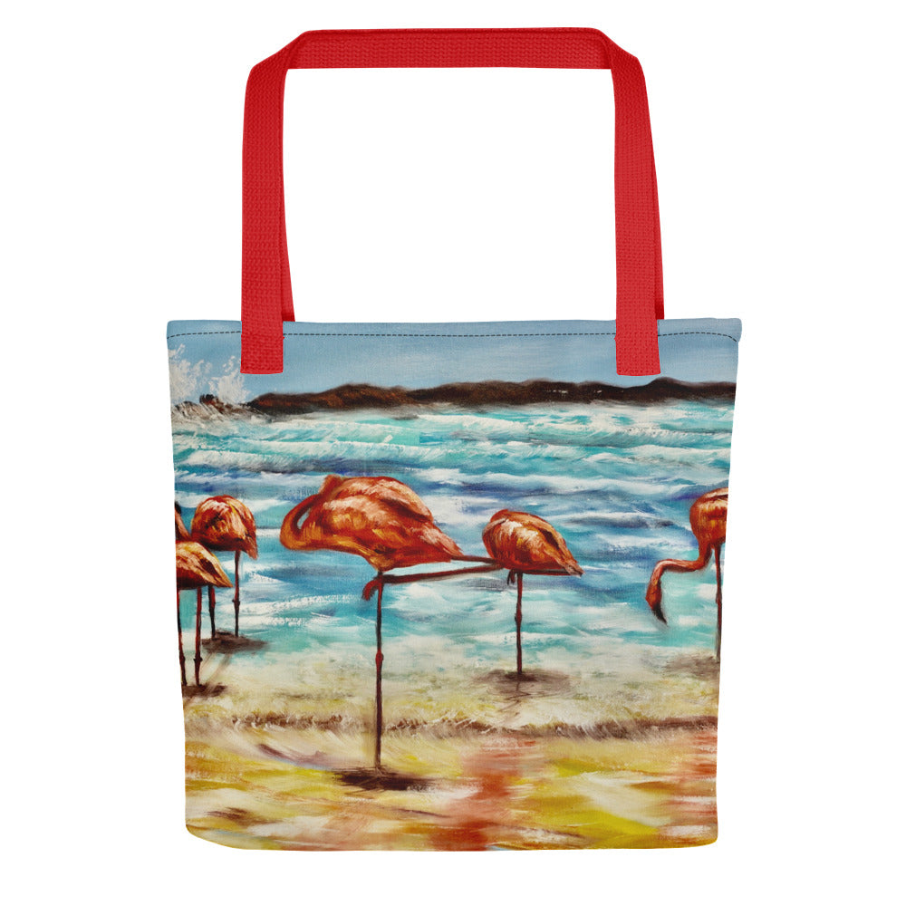 Marrakech Flamingos Tote Bag