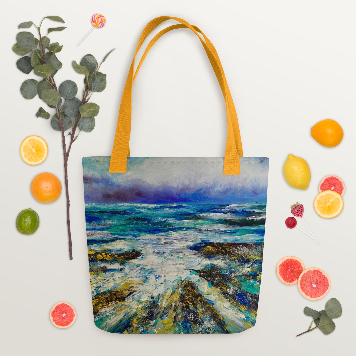 Abstract Ocean Tote Bag
