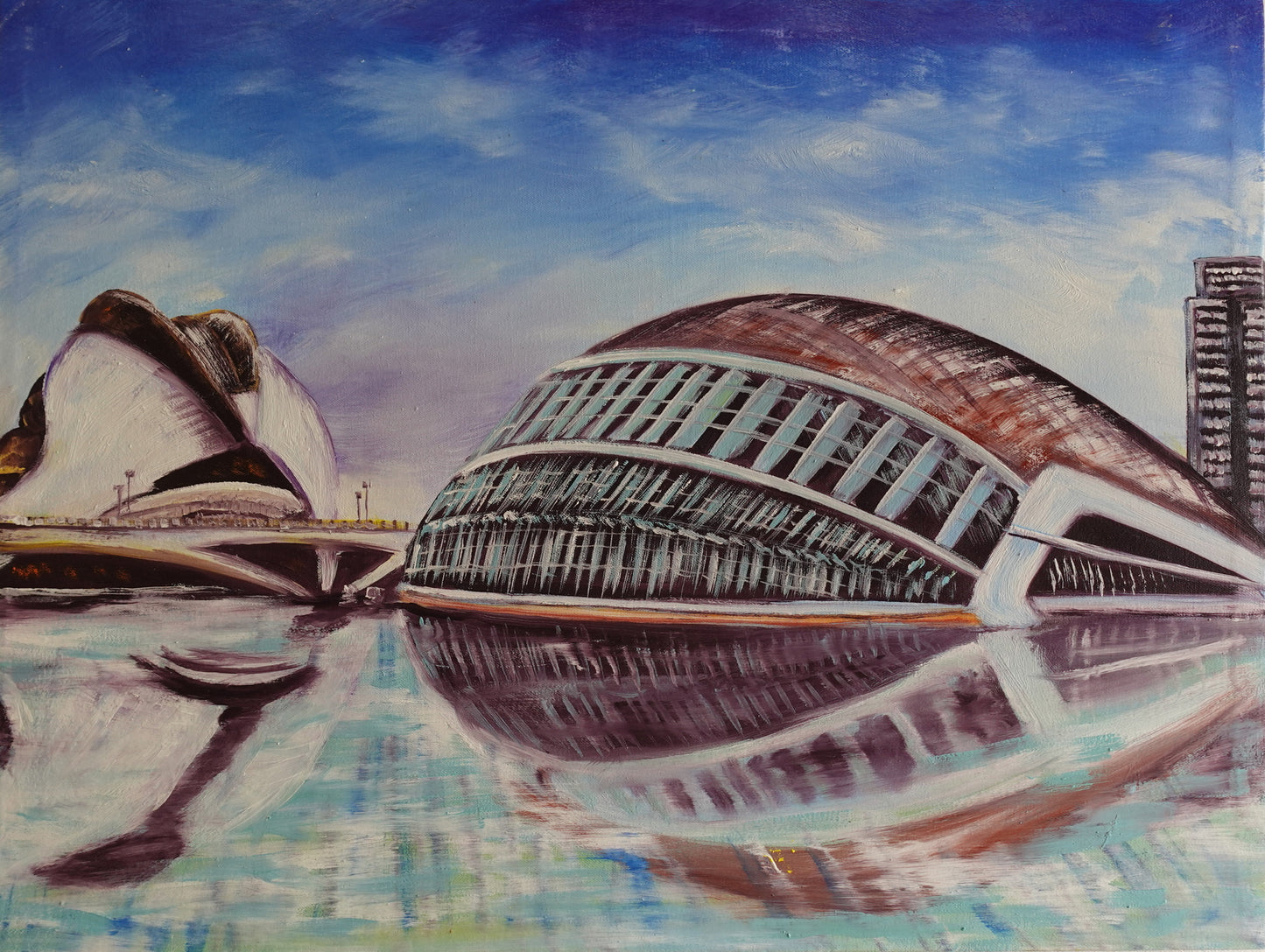 The City of Arts and Sciences, Valencia 60 x 80 cm