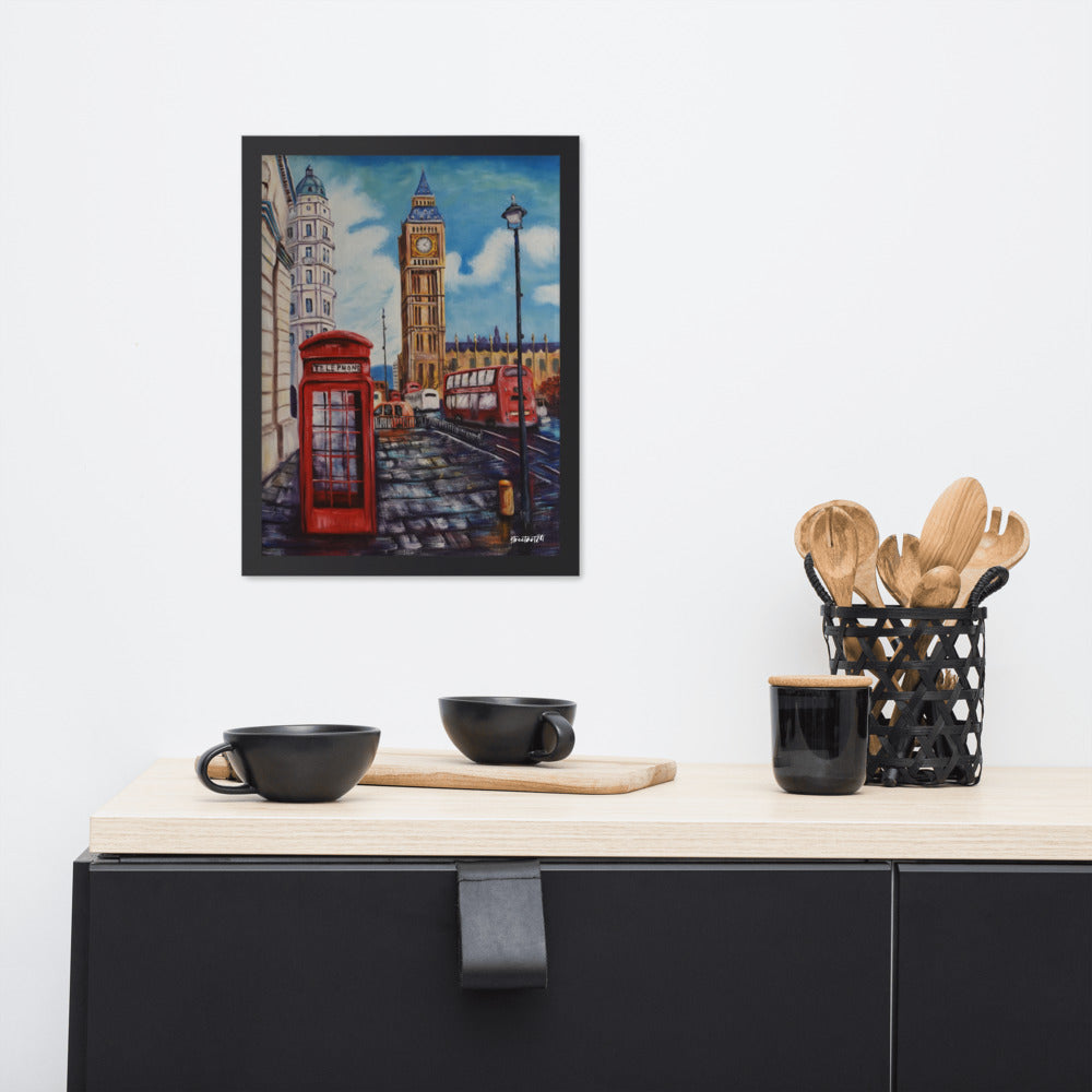 Poster with frame London