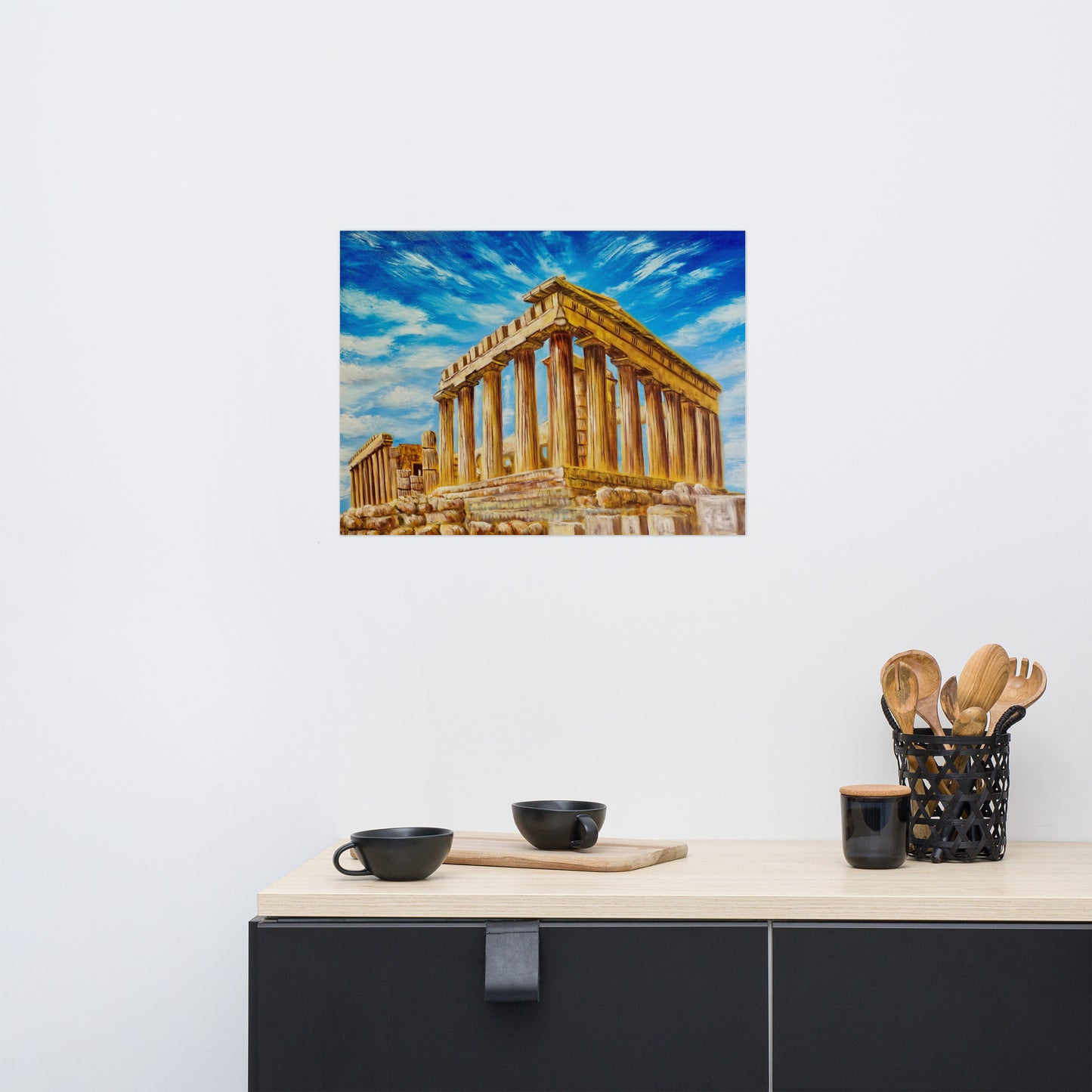 Das Parthenon-Athen-Plakat