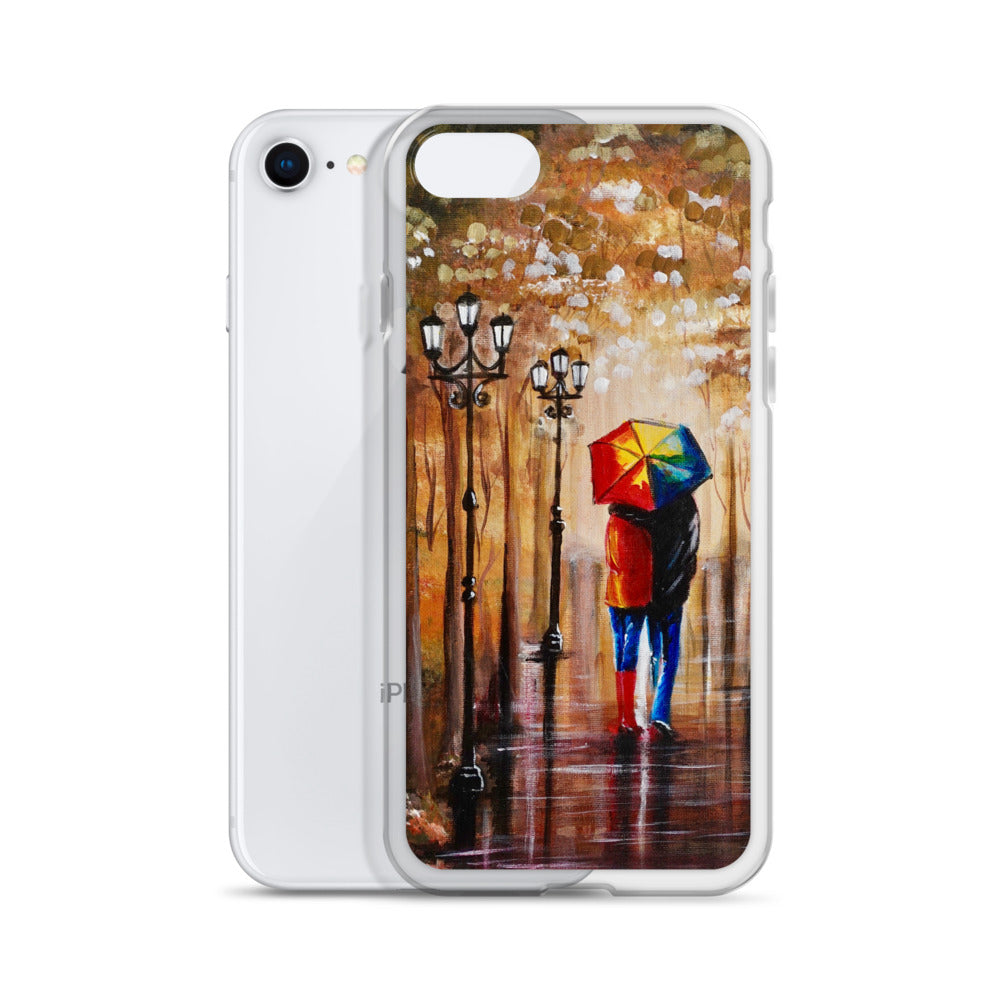 iPhone-Hülle "Paar im Regen"