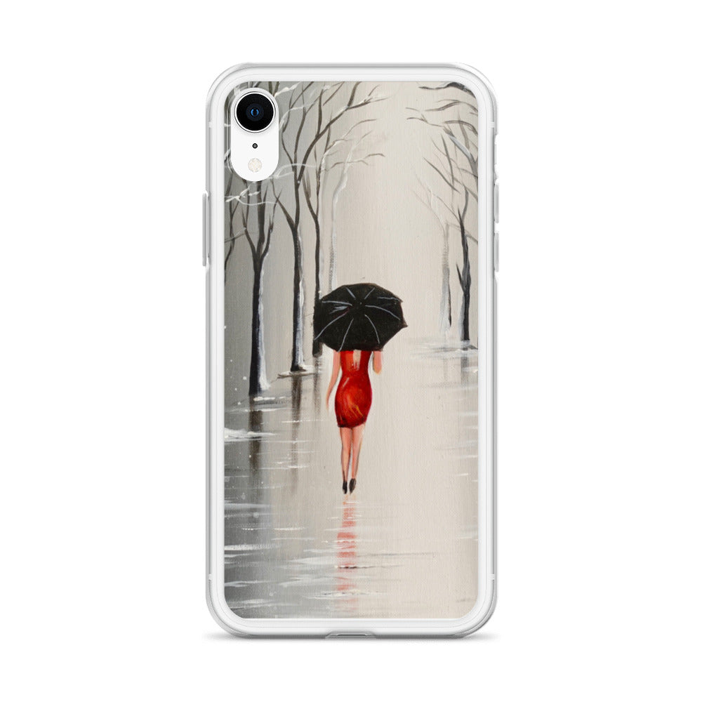 Carcasa para iPhone "Paseando bajo La Lluvia"