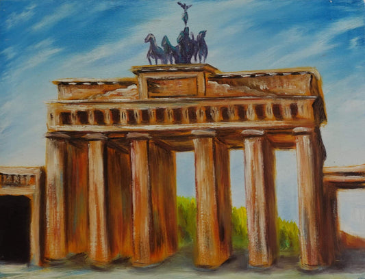 La Puerta de Brandeburgo en Berlín 30 x 40 cm