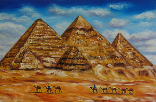 Las Piramides de Guiza 60 x 40 cm