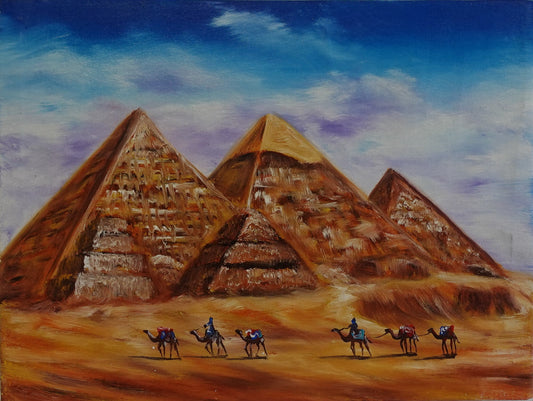 Pyramiden von Gizeh 30 x 40 cm